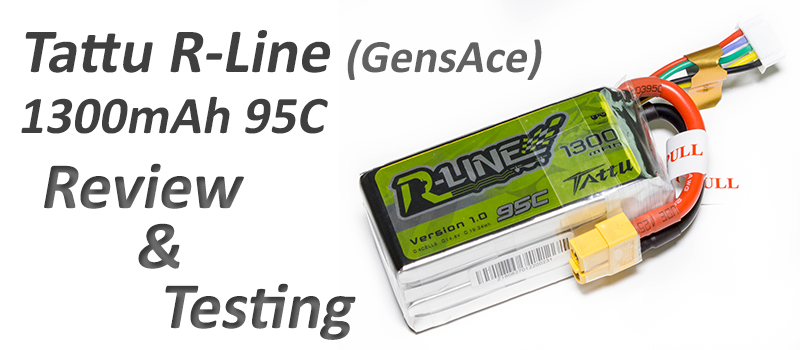 GensAce / Tattu R-Line 1300mAh 4s 95C Testing