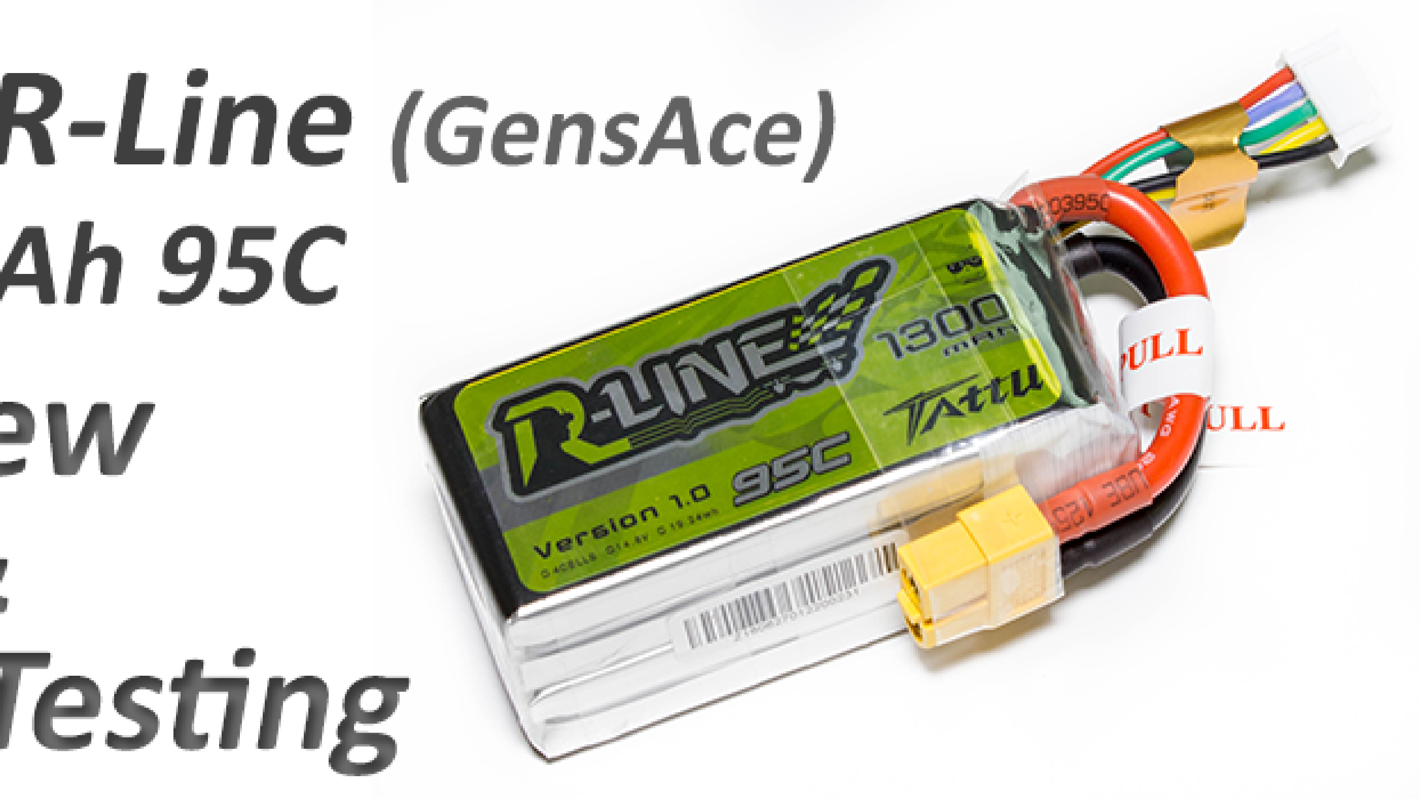 GensAce / Tattu R-Line 1300mAh 4s 95C Testing