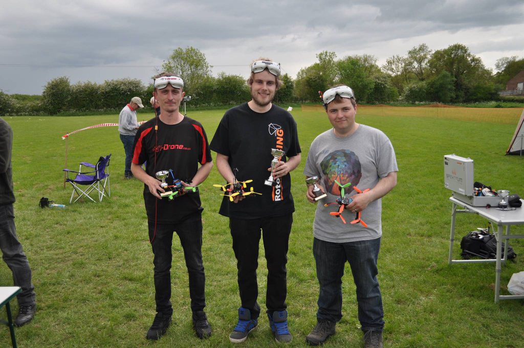 The finalists with their Trophies