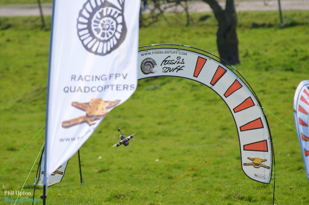 Superb shot of a quad going through one of the back gates