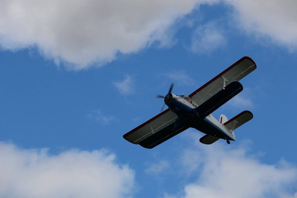 Planes doing fly-by demos