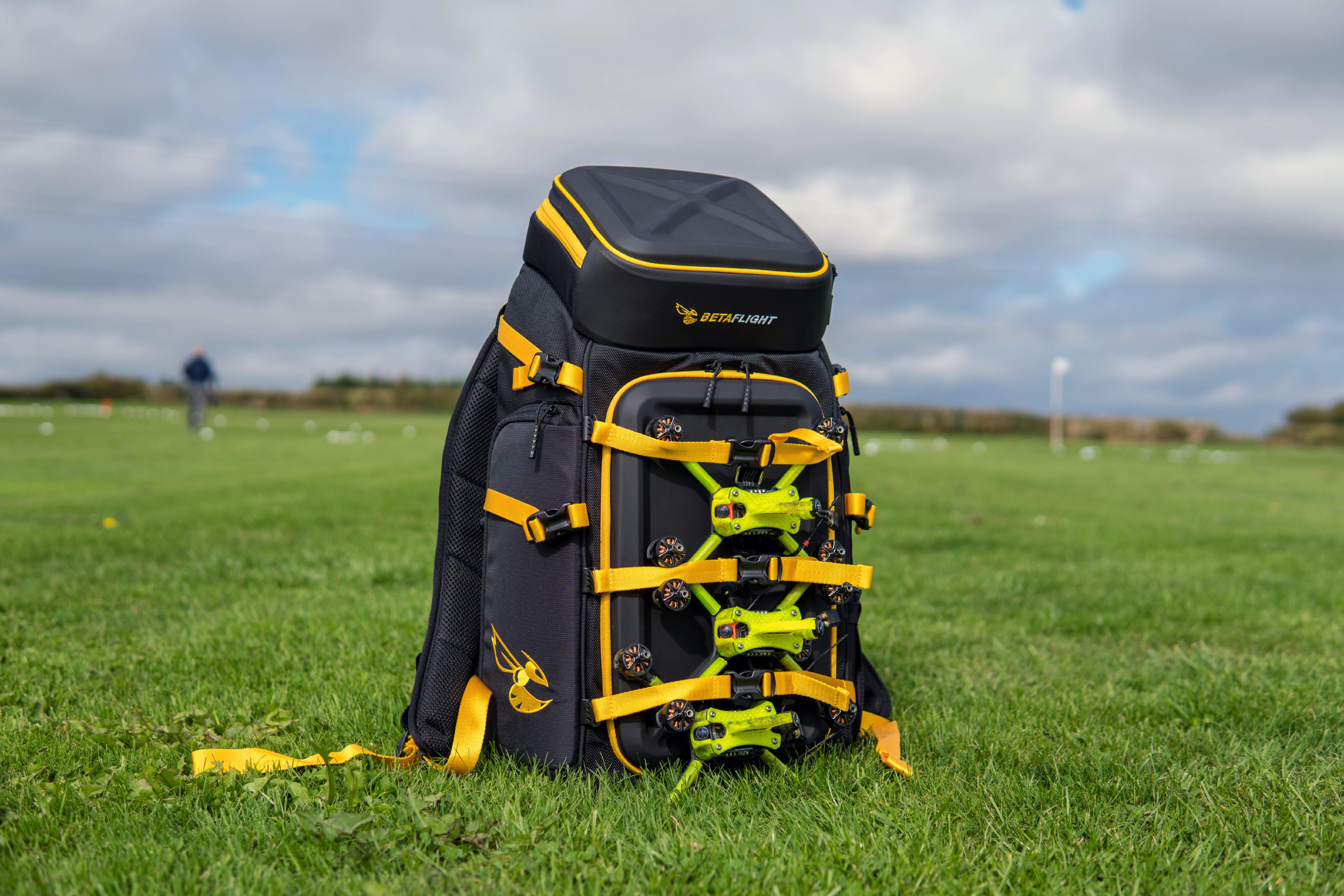 Backpack in all it's glory at Delta Hawks practice meet.