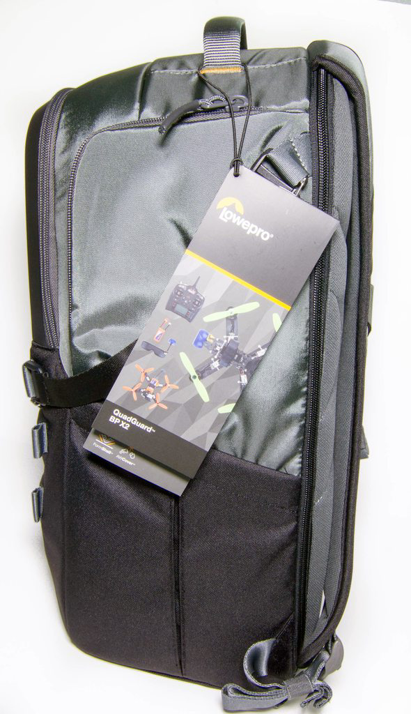 Lowepro BP X2 - Side pocket and information pamphlet